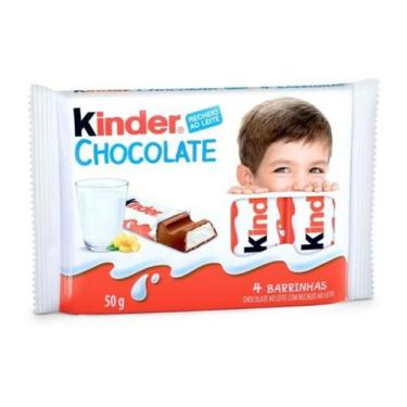 Imagem de Kinder Chocolate 4 Barrinhas 50g