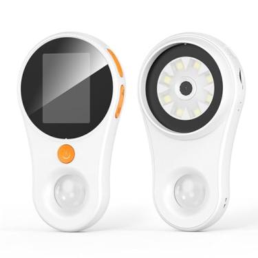 Imagem de Microscópio Digital Portátil 500X, Foco Fixo, Tela IPS de 2,0 Polegadas, Lupa Portátil Com 8 Luzes LED para Crianças e Adultos (WHITE)