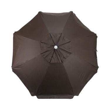 Imagem de Guarda-Sol Guarapari em Bagum e Haste de Madeira 1,60m Marrom  Bel