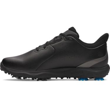 Imagem de Under Armour Tênis masculino Drive Fade Golf Cleats, (002) preto/prata metálico, 38