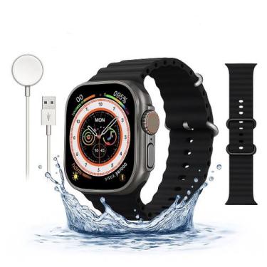 Imagem de Relógio Digital Smartwatch A Prova Dagua Ultra 10 49mm Nfc Preto - mic