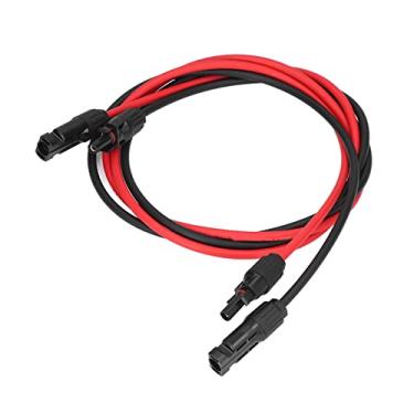 Imagem de Cryfokt Cabo de Extensão Solar Fio Fotovoltaico Durável para Geração de Energia, à Prova D'água para Canteiros de Obras ² Material PPO 2 Pacotes (#1)