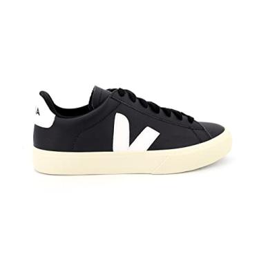 Imagem de Tênis feminino Veja Campo, preto e branco, Preto - Branco, 38