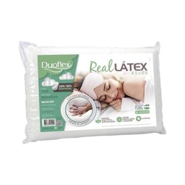 Imagem de Travesseiro Real Látex 45x65 Baixo 13cm - Duoflex