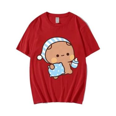 Imagem de Camiseta Kawaii Para Casal BuBu Panda DuDu Bear Gráfica Feminina Com M