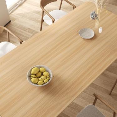 Imagem de FANCYEASY Papel de contato de madeira clara para bancadas, papel de parede de madeira grossa removível à prova d'água para armários de cozinha 39,9 cm x 299,7 cm papel de contato autoadesivo com