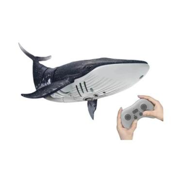 Imagem de Brinquedo De Baleia RC Inteligente 2.4G Controlado Remotamente, Peixe 