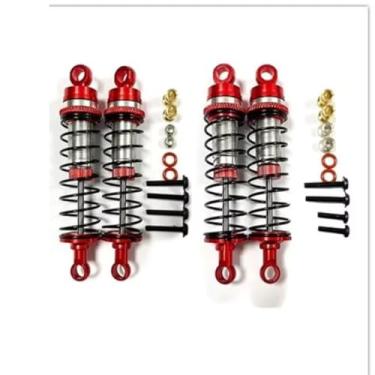 Imagem de Amortecedor de carro RC compatível com Losi 1/18 para Mini-T 2.0 para Mini-B 1/16 RC caminhão carro upgrades amortecedor de metal dianteiro traseiro amortecedor amortecedor