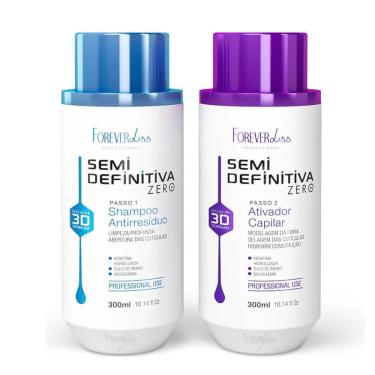 Imagem de Kit Escova Semi Definitiva Forever Liss 600ML