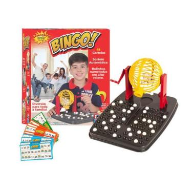 Imagem de Jogo de Mesa Bingo Brinquedo Clássico C/ 48 Cartelas Lugo - Lugo Brinq