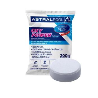 Imagem de Cloro Para Piscina Tablete/Pastilha 200g Desinfeta Oxida E Clarifica -