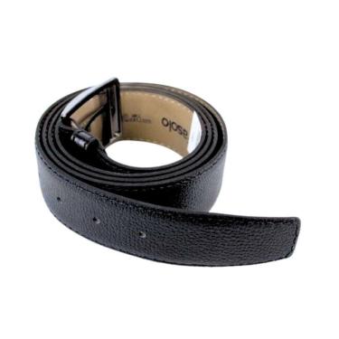 Imagem de Cinto Masculino Preto Fasolo Couro Plussize 130 Cm