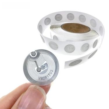 Imagem de Etiquetas Adesivas RFID De 13.56MHz, Bloqueio De 25mm De Diâmetro, Ree