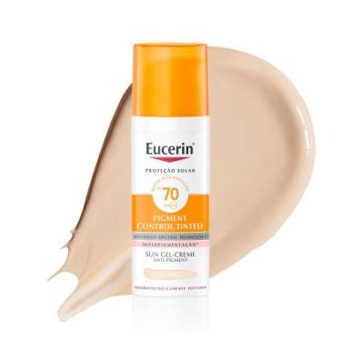 Imagem de Protetor Solar Facial Antimanchas Eucerin Cor Clara FPS 70 50ml