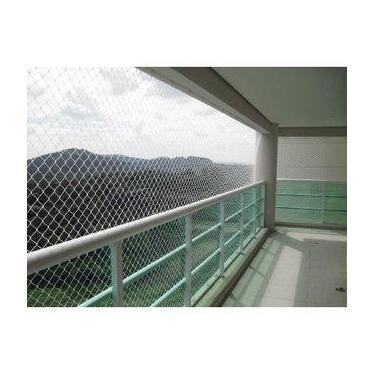 Imagem de Kit Malha 3X3 Rede De Proteção 1.60X2.00 - Lawman, Branco