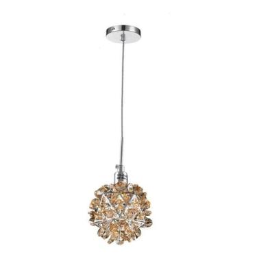 Imagem de Pendente Luminária De Cristal Praga Lavabo Cabeceira Cama - Bela Home 