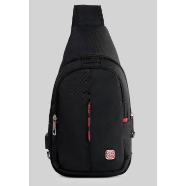 Imagem de Mochila Transversal CrossWave USB Masculina-Masculino