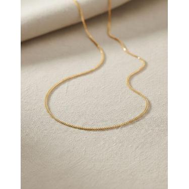 Imagem de Colar Feminino Ouro 18k Maciço Grumet Diamantada 2.2 40 Cm Amarelo - J