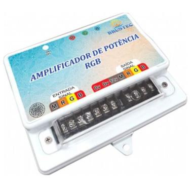 Imagem de Amplificador de Potência de Iluminação RGB Piscina - Brustec