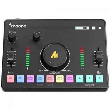 Imagem de Mesa de Som Maonocaster C2 Neo, Sem Fio, USB, Preto, AMC2 NEO (BLACK)