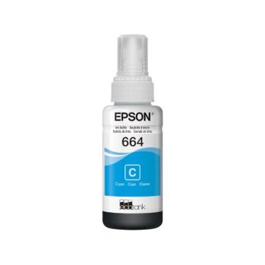 Imagem de Refil De Tinta Original 664 Ciano 70 ML Para Epson L110 200 210 220 35