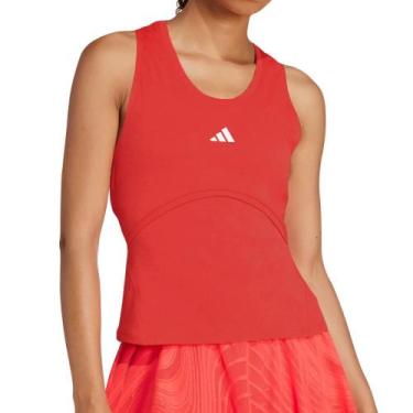 Imagem de Regata Adidas Y Tennis Pro Climacool Vermelha, G