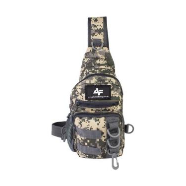 Imagem de Pochete Pesca Albatroz Fishing LYB-014 3 Bolsos Com Zíper Camuflado, C