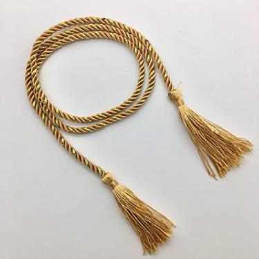 Imagem de Suportes de cortina corda de ligação de bola pendurada bola pendurada fivela de cortina de orelha acessórios acessórios cinto de corda simples amarrado à mão, t10, 1 peça