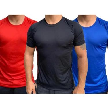 Camiseta masculina malha fria: Com o melhor preço