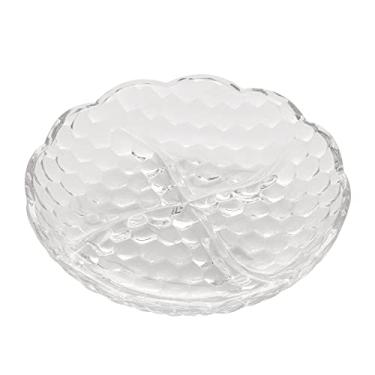 Imagem de Petisqueira de Cristal com 4 Divisórias Bubble 18,5cm x 4cm - Lyor