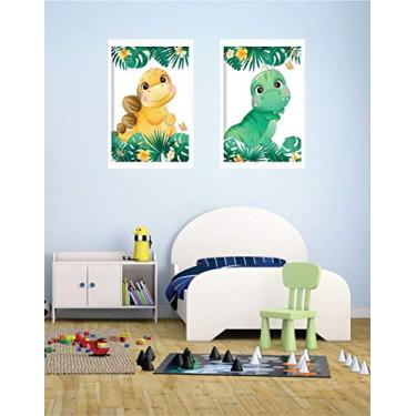 Imagem de Adesivo De Parede Dinossauros tamanho 80cmx60cm