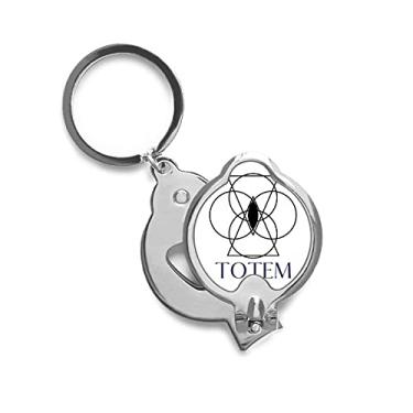 Imagem de Cortador de unhas de dedo triangular circular Line Totem, tesoura de aço inoxidável