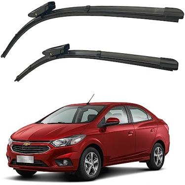 Imagem de Par Palheta Novo Prisma Onix 2012 Á 2018 Limpador Parabrisa