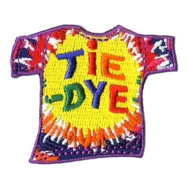 Imagem de Patch Tie-Dye (camiseta) Patch divertido de passar a ferro TIE DYE Movimento Hippie Festivais de Música Patch