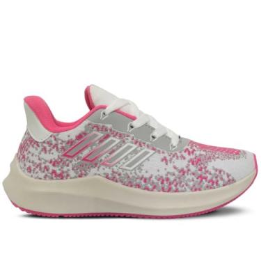 Imagem de Tenis Esportivo Infantil Nº 28 ao 36 Feminino Menina Moda Escolar 11.113J (Branco, BR, Criança de 4 a 8 anos, Numérico, 29)