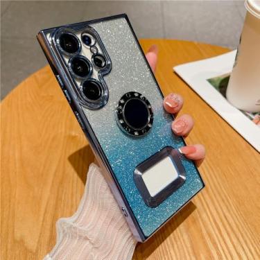 Imagem de Capa de suporte com brilho brilhante para Samsung S23 S22 Plus Note 20 Ultra S20 FE A54 A52S Película de proteção de lente capa macia, 7, para Samsung A12