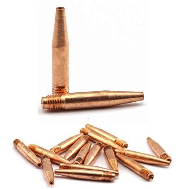 Imagem de WeldingCity Pistola de solda MIG 10 unidades com ponta de contato 14T-35 (0,04") para Lincoln Magnum 200-400A e Tweco Professional No.2 - No. 4 MIG Guns