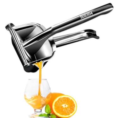 Imagem de Espremedor de limão de aço inoxidável espremedor de frutas cítricas prensa manual resistente extrator de suco espremedor de suco laranja limão toranja (estilo 1)