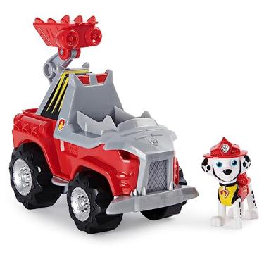 Imagem de Paw Patrol, Dino Rescue Marshall’s Deluxe Rev Up Vehicle with Mystery Dinosaur Figure