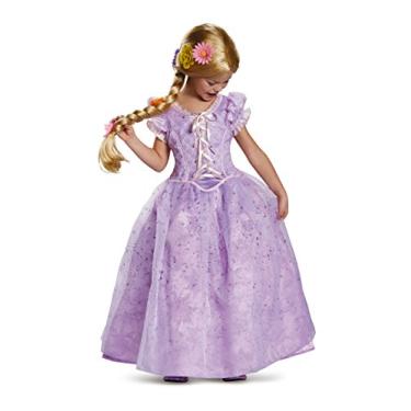 Imagem de Rapunzel Fantasia Ultra Prestige da Princesa Disney Enrolada, PP/3T-4T