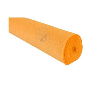 Imagem de Papel Crepom Italiano 140g Cartotecnica Rossi - 50cm x 2,5m - Kit 05 Rolos (976 Amarelo Gema)