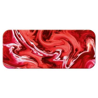 Imagem de Mouse Pad Gamer Abstract Liquid 90x40 mousepad gamer Extra Grande (LiquidVermelho)