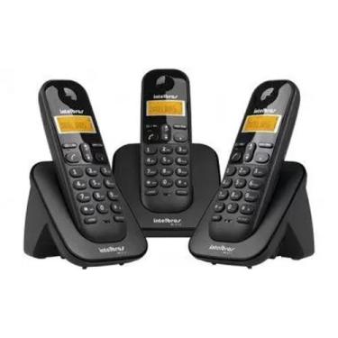 Imagem de Intelbras Ts 3113 Telefone Dect S Fio Bina Base 2 Ramais