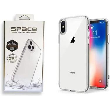 Imagem de Capa Capinha Clear Case Space Rígida Anti Amarelamento Resistente Para