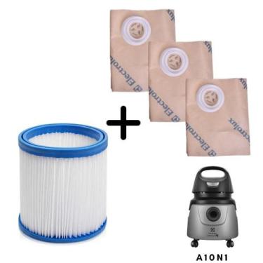 Imagem de KIT Saco e Filtro Aspirador de pó Electrolux A10N1 Original