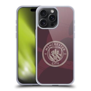 Imagem de Head Case Designs Capa de gel macia oficialmente licenciada pelo Manchester City Man City FC Third 2024/25, compatível com Apple iPhone 15 Pro Max