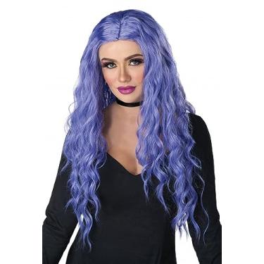 Imagem de California Costumes, Peruca Charmed Tress, tamanho único, roxo, Roxa, Standard