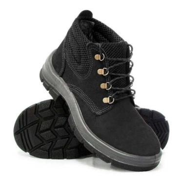 Imagem de Botina amarrar couro nobuck preto n40 - kala