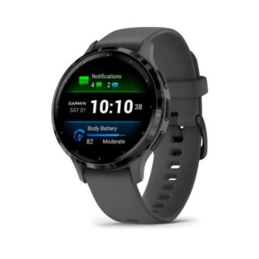 Imagem de Smartwatch Relógio Monitor Cardíaco de Pulso com GPS Garmin Venu 3S Gr