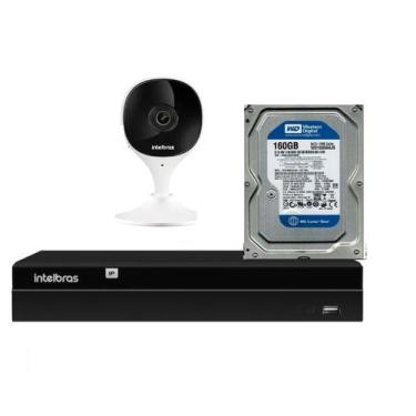 Imagem de Kit 1 Câmeras IMX Wi-Fi Com Hd 160Gb E Nvd  1404 - Intelbras